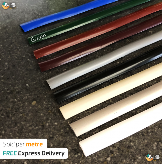 Motorhome & Caravan Rail PVC Infill Finishing Trim Strip (12mm Herzim